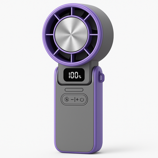 Zmrozik™ – Przenośny Wiatrak z Chłodzeniem Lodowym (100 poziomów)