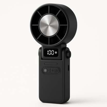 Zmrozik™ – Przenośny Wiatrak z Chłodzeniem Lodowym (100 poziomów)